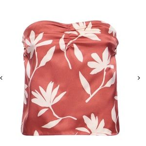 Stephanie Top Daisy in print Terracota